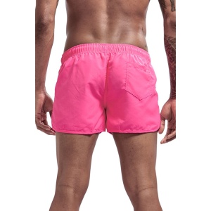 Pantaloni scurti tip boxeri, barbati, model summer sport, roz - Img 2