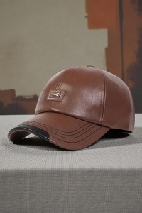 Sapca de barbati, cozoroc curbat, prindere reglabila, model masculin, tematica classy style, marime universala, maro deschis - Img 2