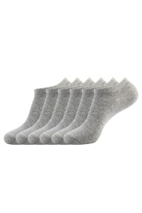 Set 3 perechi de sosete, model clasic minimalist, unisex, marime 38 – 42, gri