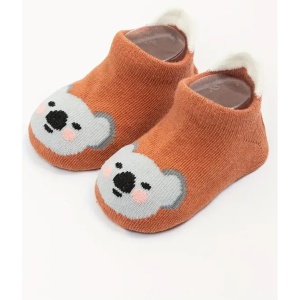 Sosete copii, set de 6 perechi, talpa antiderapanta, model haios cu imprimeu animalute simpatice, tematica cute babyluni, multicolor - Img 4