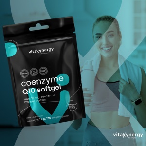 VITAXYNERGY COENZYME Q10 30 capsule moi – Energie, Vitalitate si Suport Cardiovascular, Aprobat de Ministerul Sanatatii, Certificat FDA, GMP, Halal - Img 3