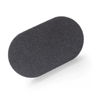 Burete abraziv de bucatarie, cu maner de plastic, pentru curatarea grasimilor si zonelor arse, negru