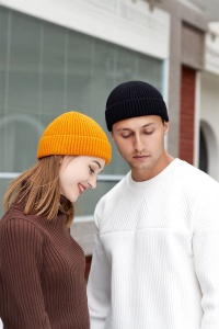 Caciula barbati, model minimalist, confortabil si comod, tematica cool beanie style, marime universala, neagra - Img 4