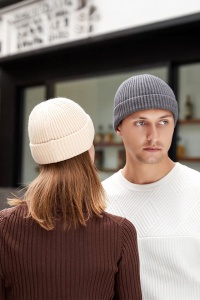 Caciula barbati, model minimalist, confortabil si comod, tematica cool beanie style, marime universala, gri - Img 3