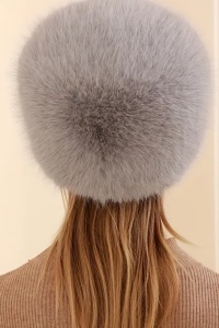 Caciula dama, model calduros si elegant, tematica ready for winter fashion, marime universala, gri - Img 3