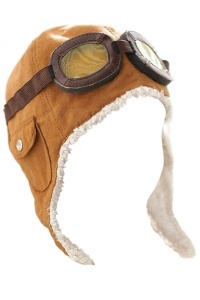 Caciula model aviator pentru copii, foarte calduroasa, maro