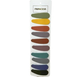 Clame par, set 10 bucati, model office style, confortabile si cochete, tematica be elegant, visiniu multicolor