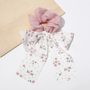 Elastic de par, model spring of life, imprimeu floral, roz - Img 2