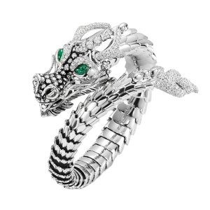 Inel cu elemente simbolice, model cu dragon chinezesc, tematica fantasy world, marime universala, reglabil, unisex, argintiu,