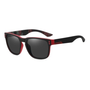 Ochelari de soare pentru barbati, model casual, tematica sport summer, marime universala, rosii