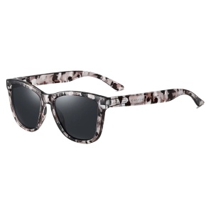 Ochelari de soare pentru femei, model casual, tematica cool woman, marime universala, negri cu maro