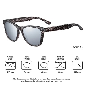Ochelari de soare pentru femei, model casual, tematica cool woman, marime universala, negri - Img 3