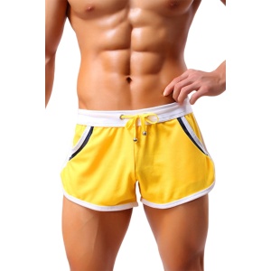 Pantaloni scurti, barbati, model sport, M2, galben