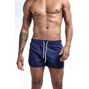Pantaloni scurti tip boxeri, barbati, model summer sport, albastru inchis - Img 4