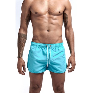 Pantaloni scurti tip boxeri, barbati, model summer sport, turcoaz