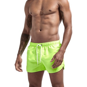 Pantaloni scurti tip boxeri, barbati, model summer sport, verde neon - Img 3