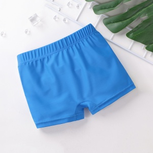 Set pantaloni de baie pentru baieti cu casca asortata, tematica petrecere pe plaja, model dinozaur Roar music, albastru deschis - Img 2