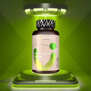 VITAXYNERGY Ashwagandha Tablet – Supliment Natural pentru Reducerea Stresului si Sustinerea Vitalitatii – 30 Tablete, Aprobat de Ministerul Sanatatii Certificat FDA, GMP, Halal - Img 3