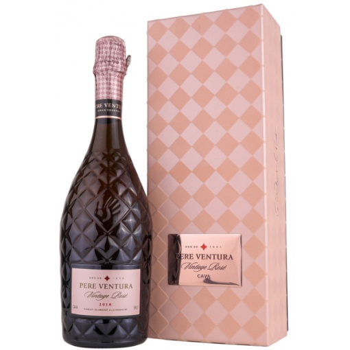Pere Ventura Vintage Rose Gran Reserva Brut 2018 Cutie Cadou 0.75L