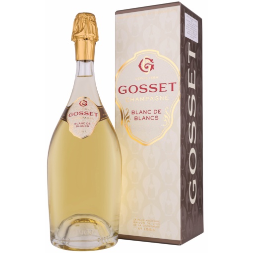 Gosset Grand Blanc De Blancs Brut Cutie Cadou 1.5L