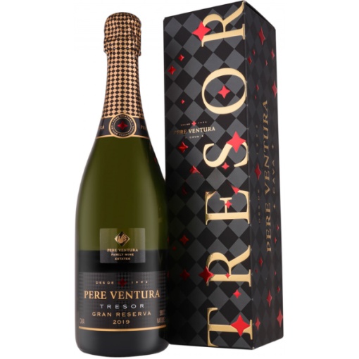 Pere Ventura Tresor Gran Reserva Brut Nature Cutie Cadou 0.75L