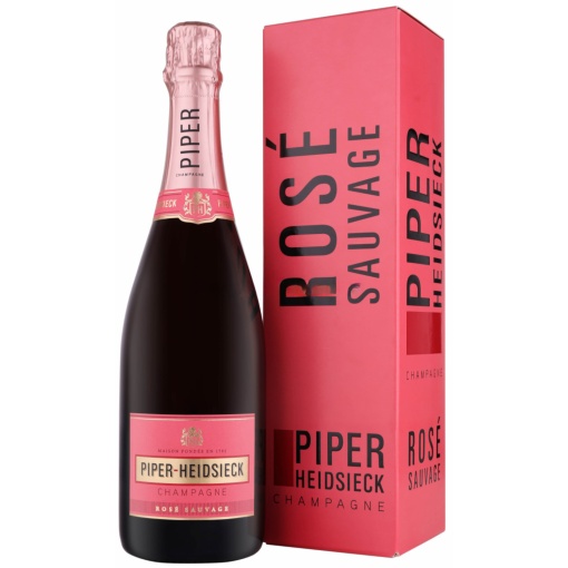 Piper Heidsieck Rose Sauvage Brut Cutie Cadou 0.75L