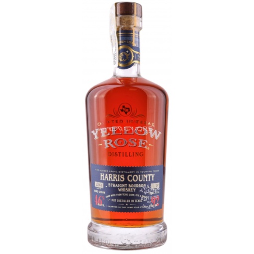 Yellow Rose Harris County 0.7L – Gustul Autentic al Whisky-ului American din Inima Harris County!