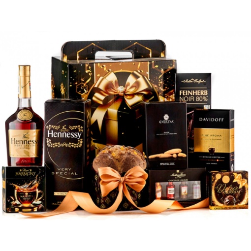 Cadou Impressive Hennessy – Rafinament și Eleganță într-o Cutie de Lux