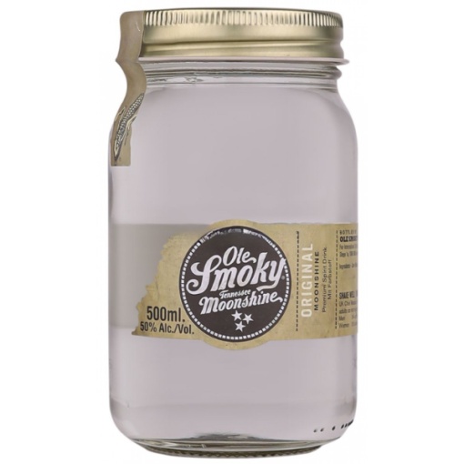Ole Smoky Original Moonshine 0.5L – Autenticitate și tradiție într-o sticlă