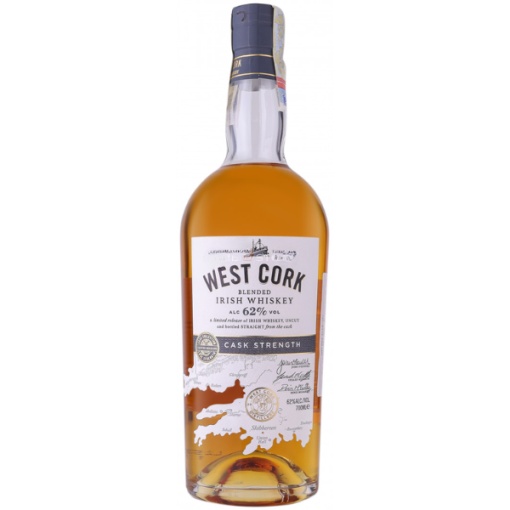 West Cork Cask Strength 0.7L – Puterea Pură a Whisky-ului Irlandez!
