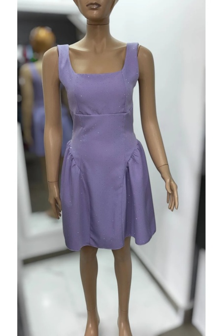 Rochie scurta cu strasuri
