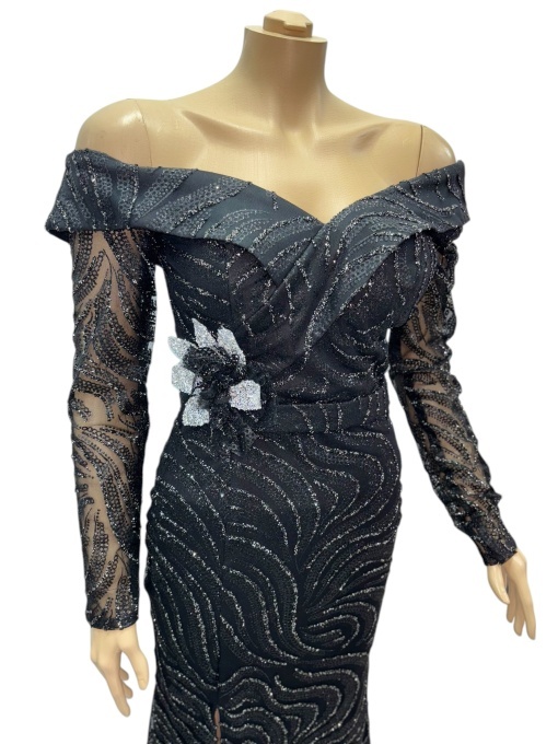 Rochie Pearl Black
