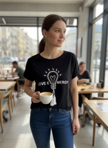 Tricou Energy cu pietre