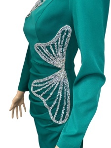 Rochie Leya green - Img 4