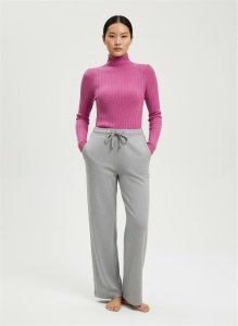Pantaloni dama, din tricot - model confortabil