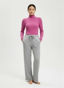 Pantaloni dama, din tricot - model confortabil