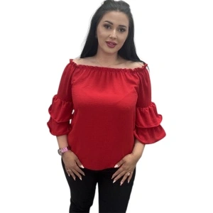 Bluză damă elegantă cu volane la mâneci – disponibilă în 3 nuanțe - Img 2