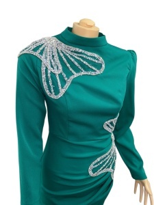 Rochie Leya green - Img 2