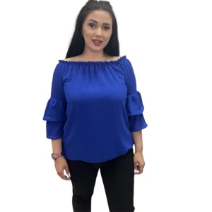 Bluză damă elegantă cu volane la mâneci – disponibilă în 3 nuanțe - Img 3