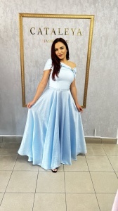 Rochie Enissa Babyblue - Img 1