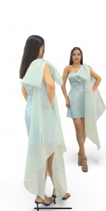 Rochie Perla turcoaz