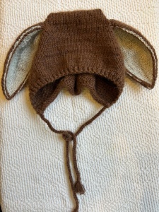 Căciulă iepuraș brown