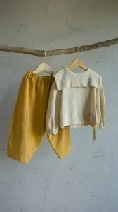 Pantaloni Baloon (Muștar) - Img 2