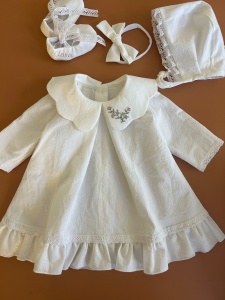 Set botez Mavra (alb)