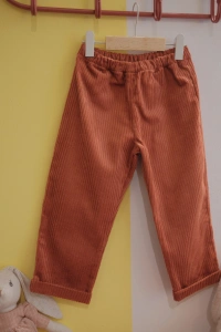 Pantaloni Terracotta Corduroy