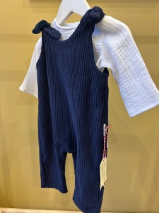 Salopetă cu noduri (bleumarin) - Img 2