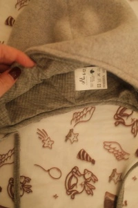 Căciuliță dublată din lână fleece - gri - Img 2