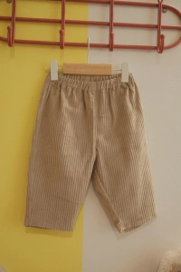 Pantaloni beige Corduroy