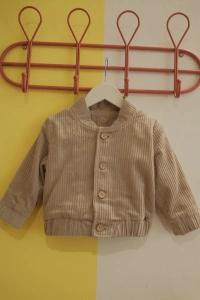 Jacheta beige Corduroy