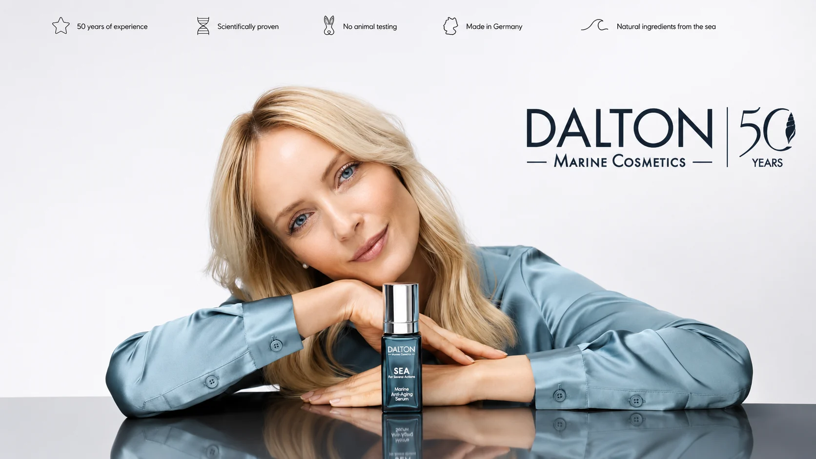 Soft-light portrait of luminous skin with apothecary glass serum